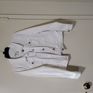 Mudd White Stretch Jean Jacket
